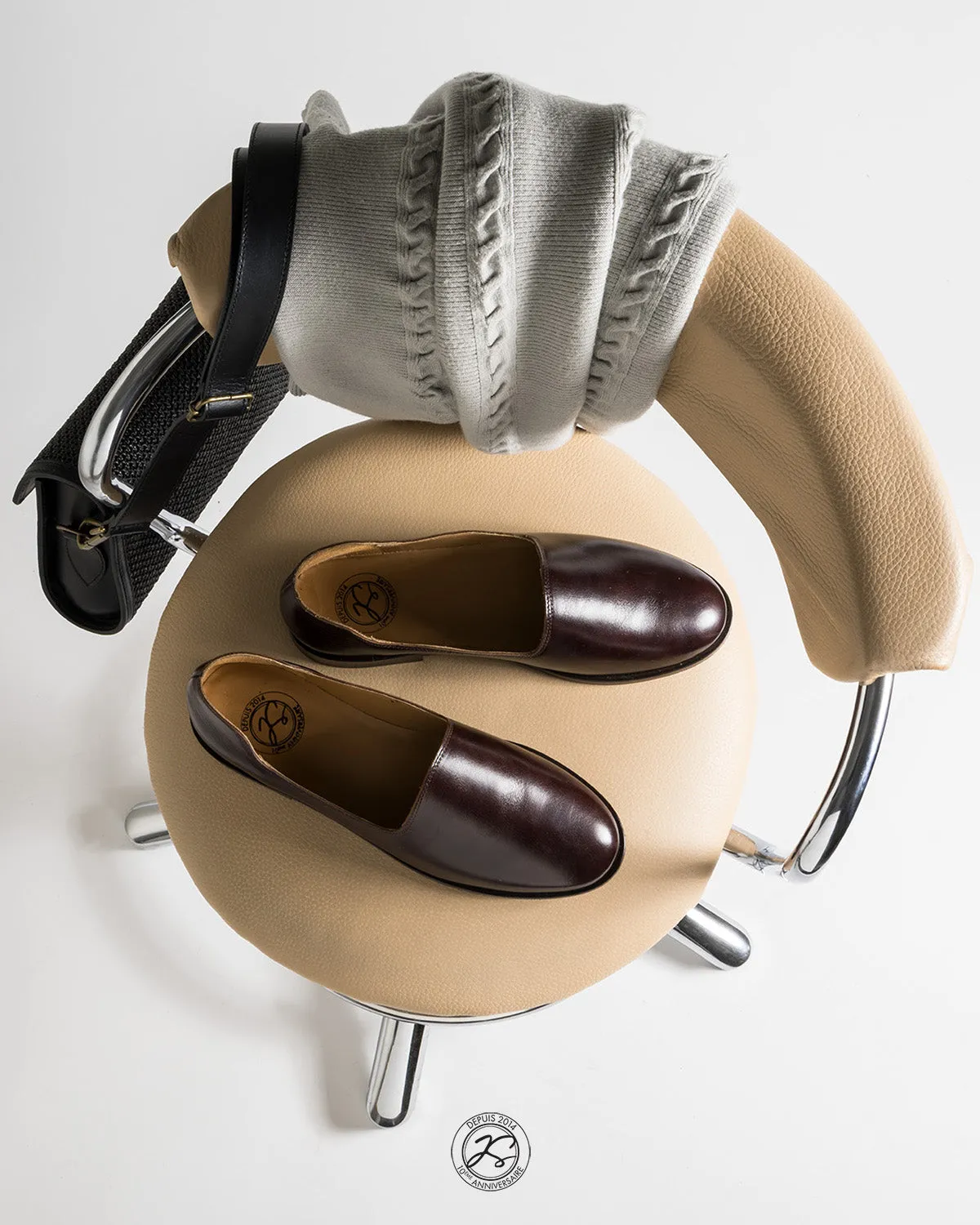 Full Hide SLIM DARK BROWN LEATHER