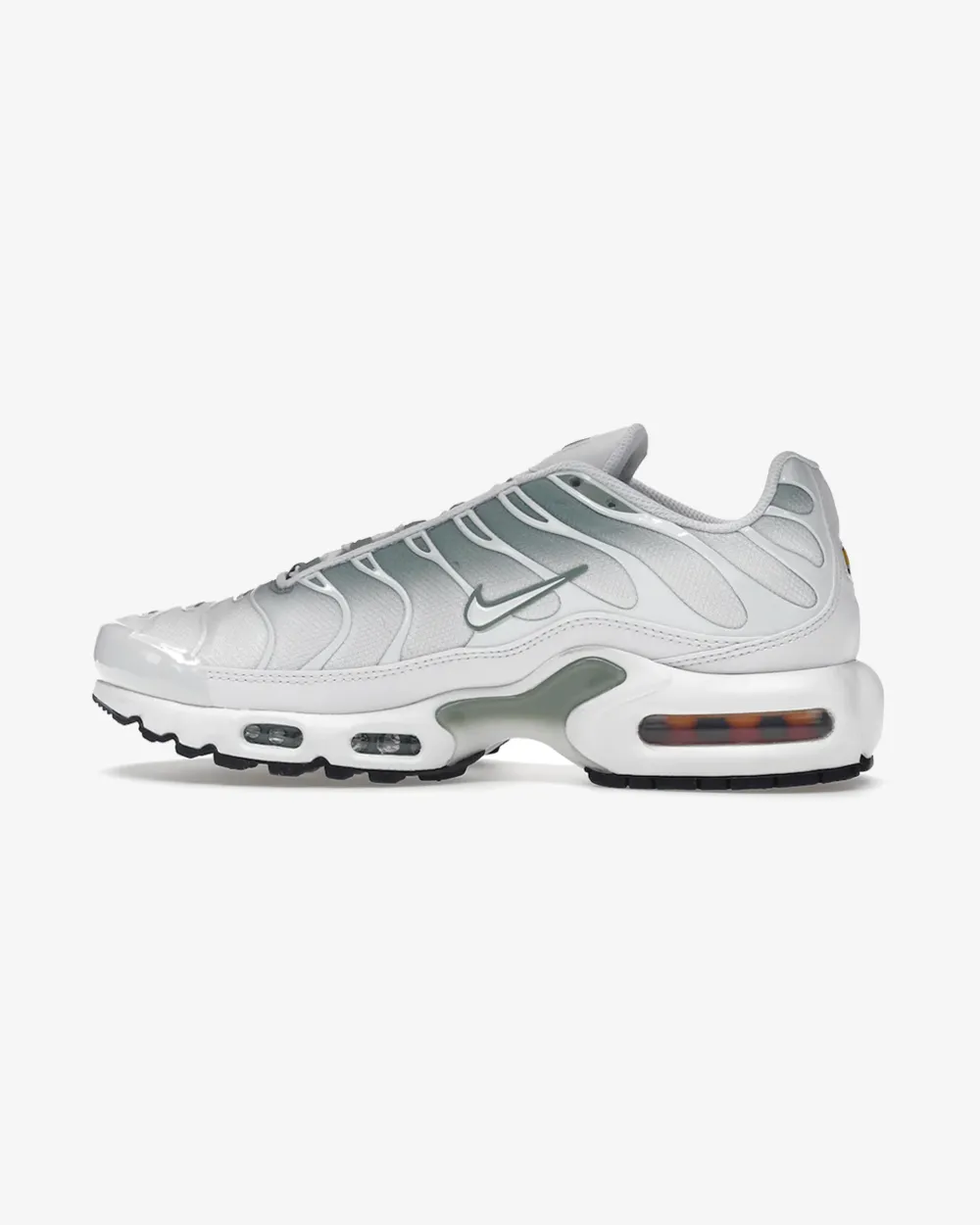 Step Lightly NIKE AIR MAX PLUS TN WHITE MICA GREEN