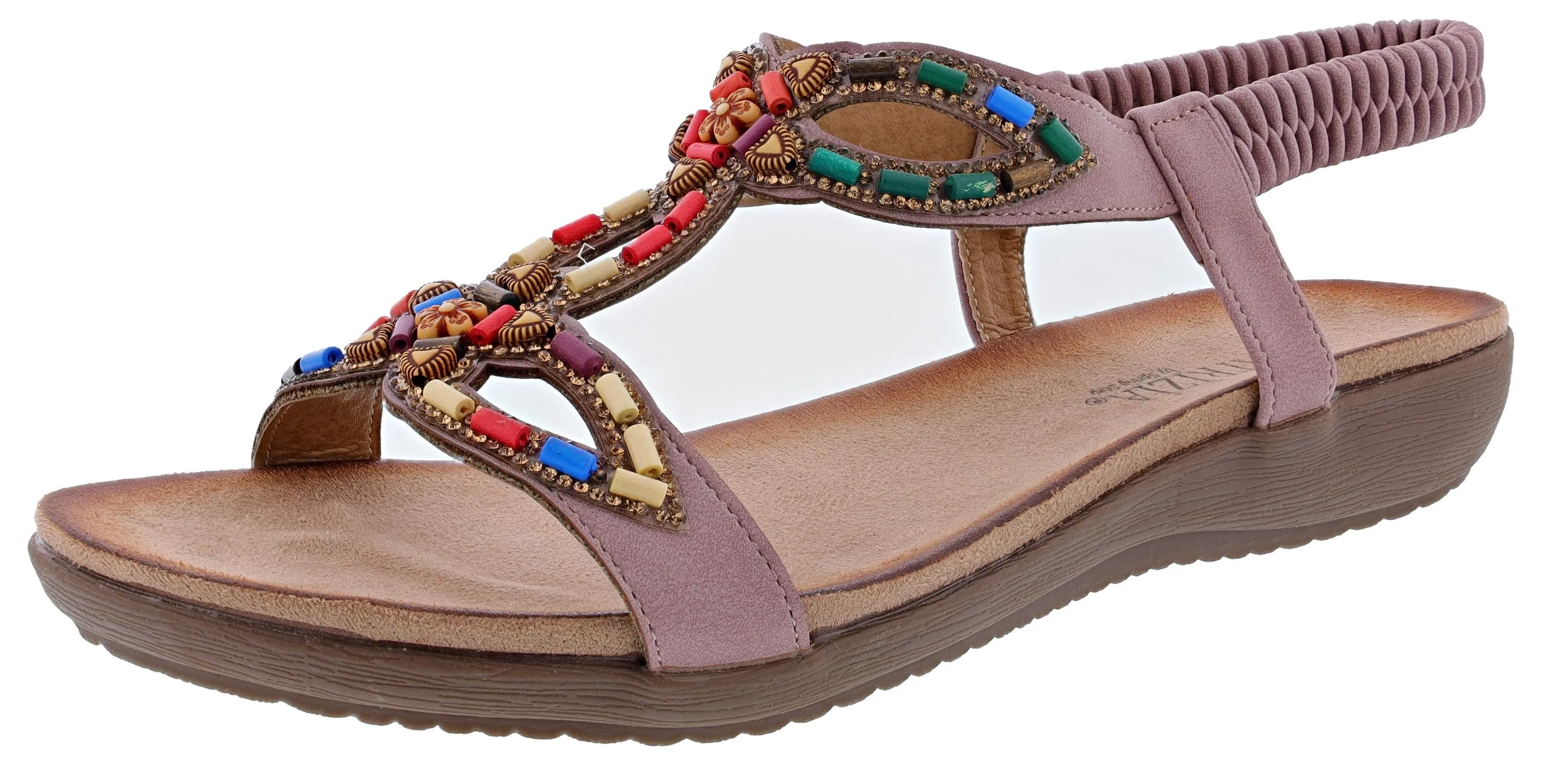 Sandal Accessories Patrizia Women's Volcanic T-Strap Summer Sandals By Spring Step