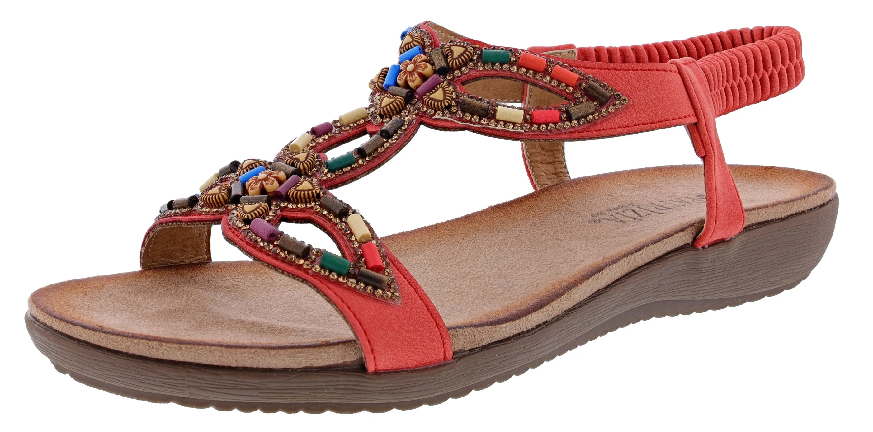 Casual Sandals Patrizia Women's Volcanic T-Strap Summer Sandals By Spring Step