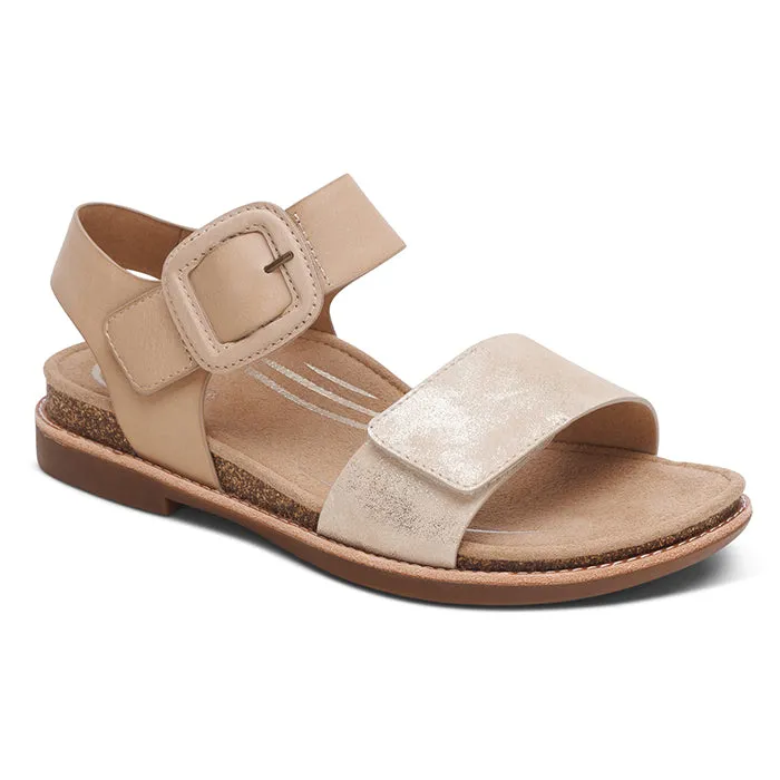 Womens Aetrex Claire in Champagne Sandal Repairs