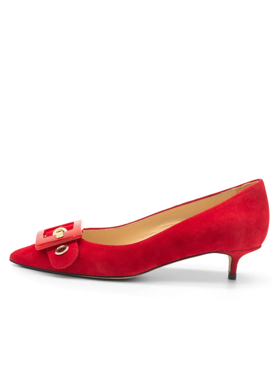 Diana Pointed Toe Kitten Heel Elegant Piece design