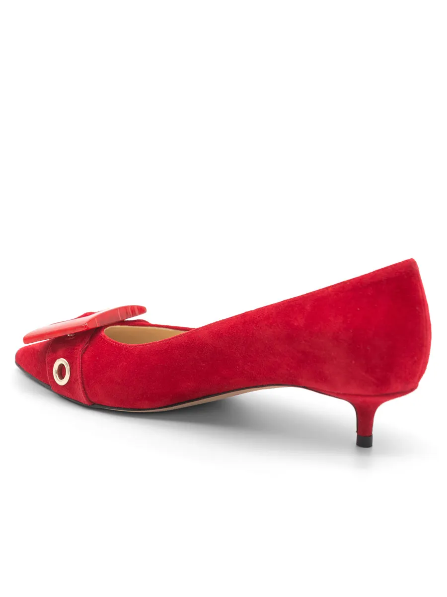 Secure fit Diana Pointed Toe Kitten Heel