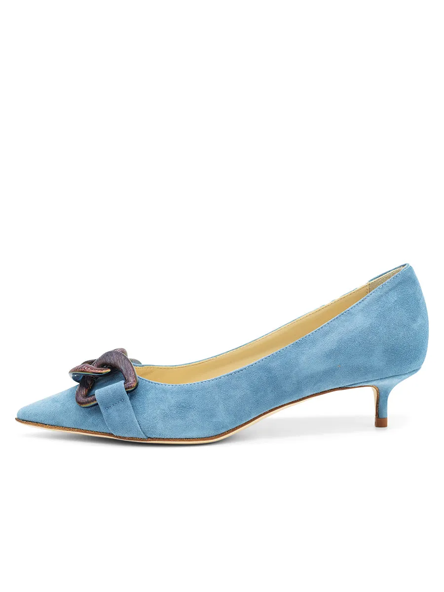 Rural Bimmi Pointed Toe Kitten Heel