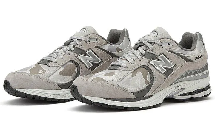 Destroying New Balance 2002 X Bape Apes Together Strong - Grey Camo