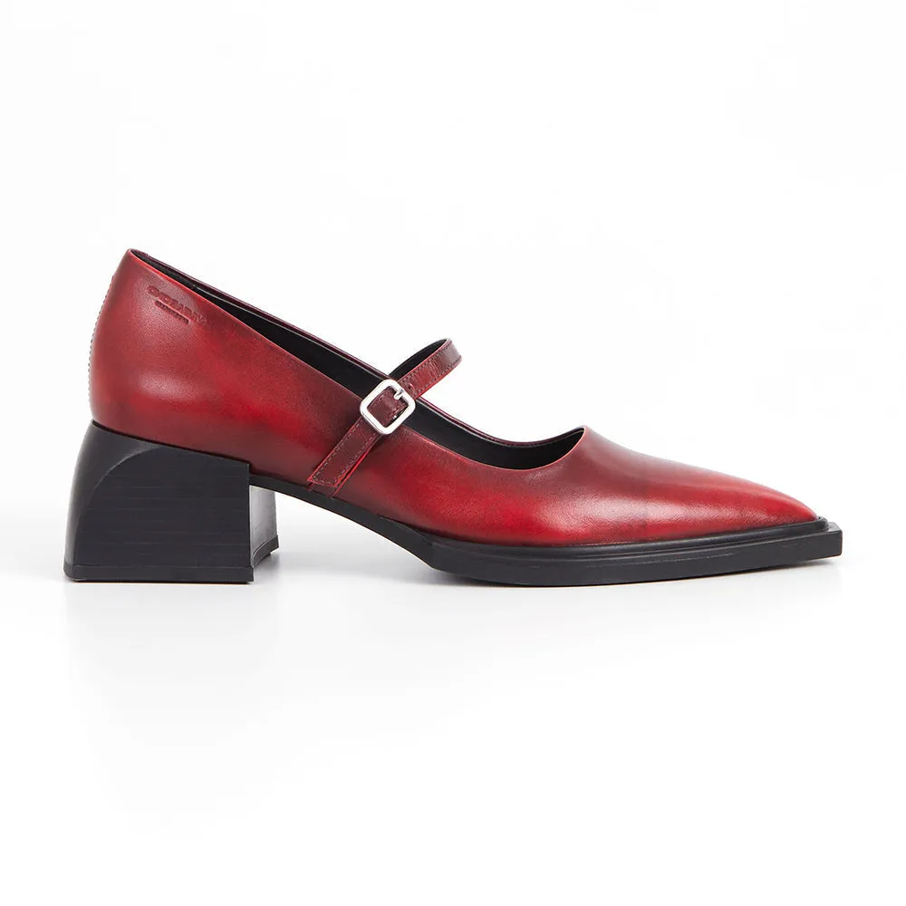 Vivian Mary Jane Red wide - fit Comfortable fit