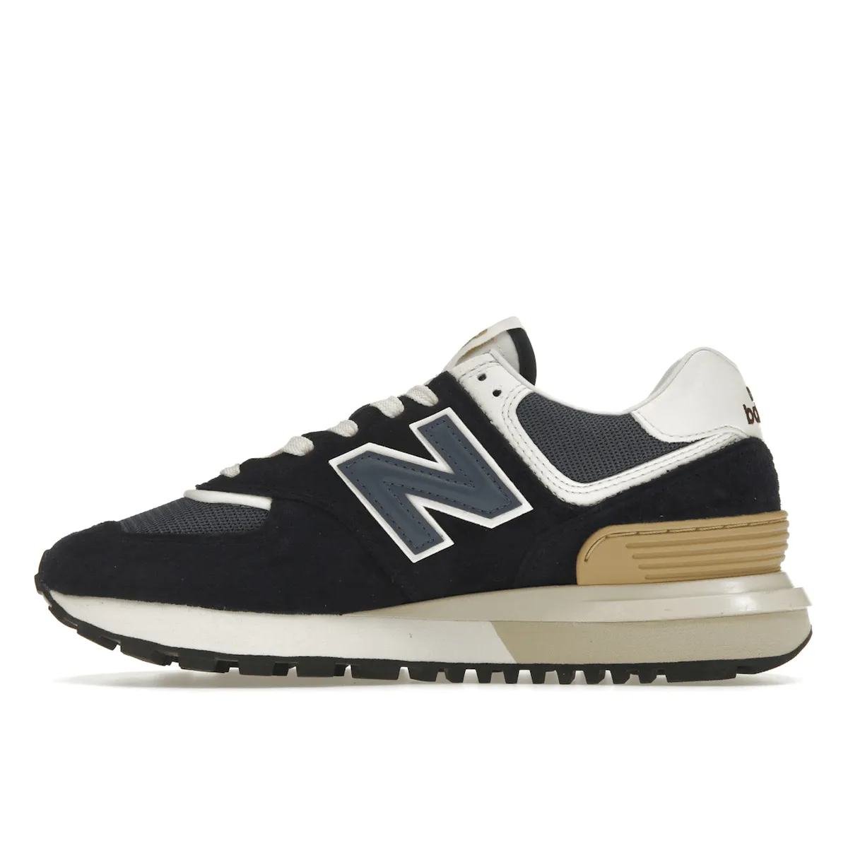 New Balance 574 Navy White Beige Flex Step TPROutsole