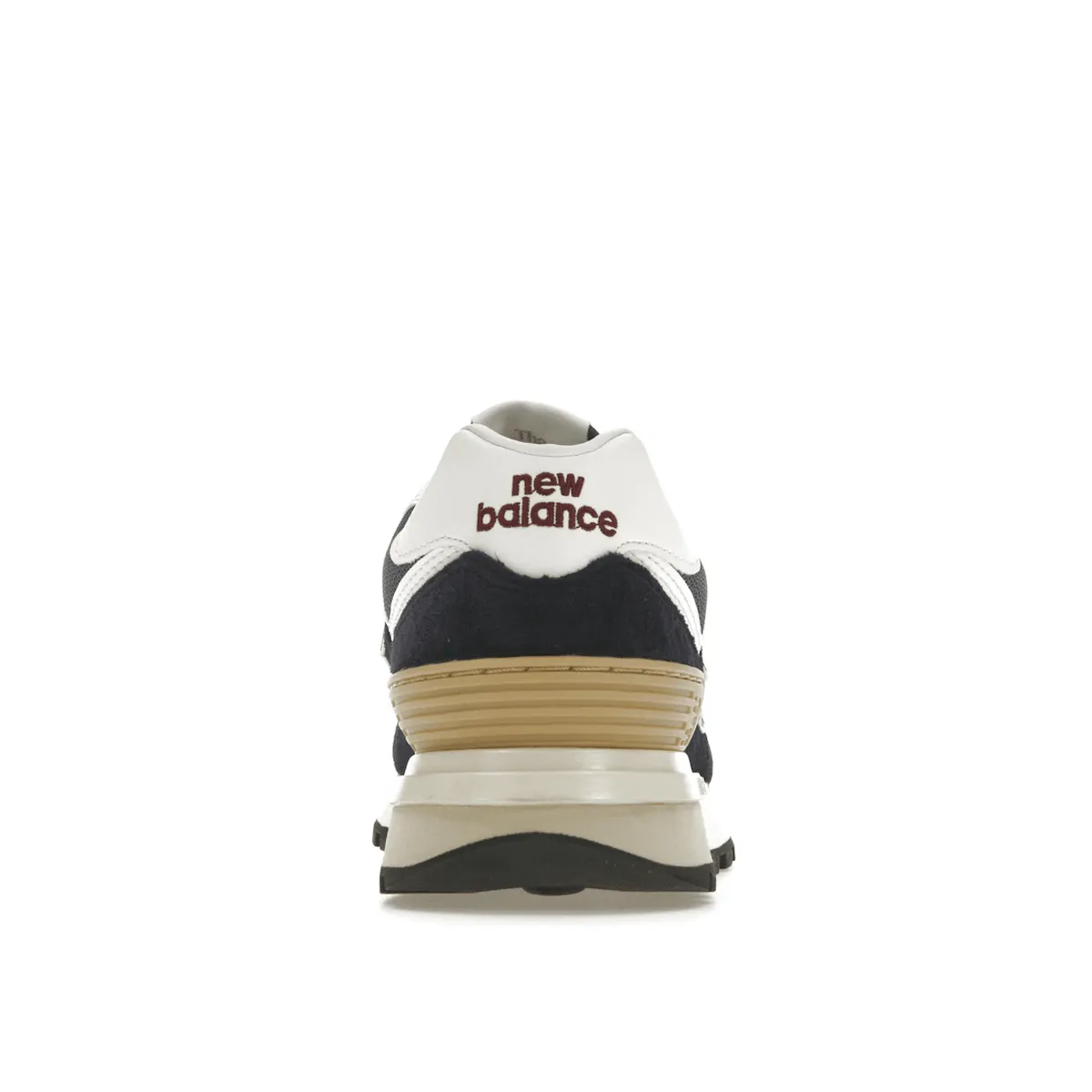 Textured Insole Motion Comfort New Balance 574 Navy White Beige