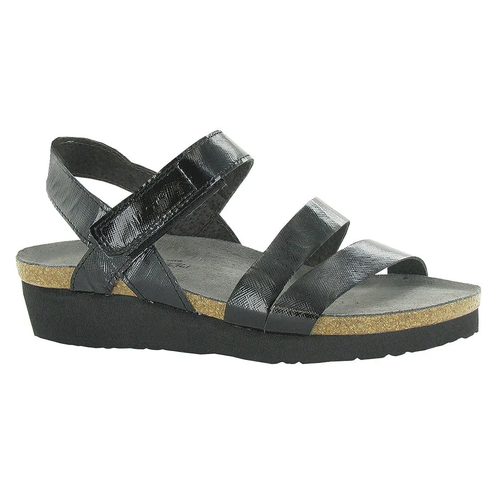Kayla Sandal Black Luster (7806-B96) least
