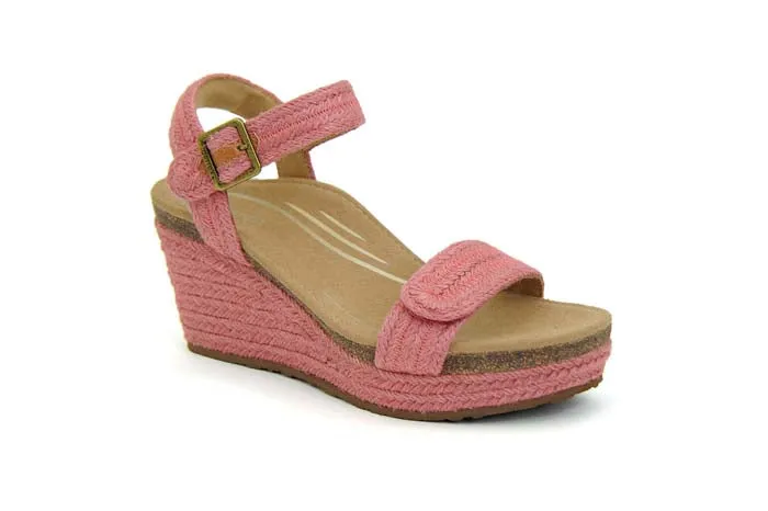 Trendy Design Everywhere Fit Womens Aetrex Sydney in Raspberry Jute