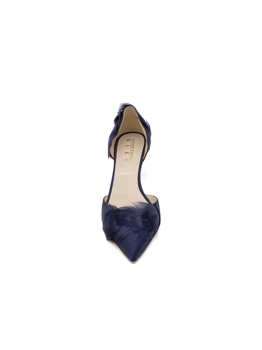 Sofia d'Orsay Feather Heel Adjustable
