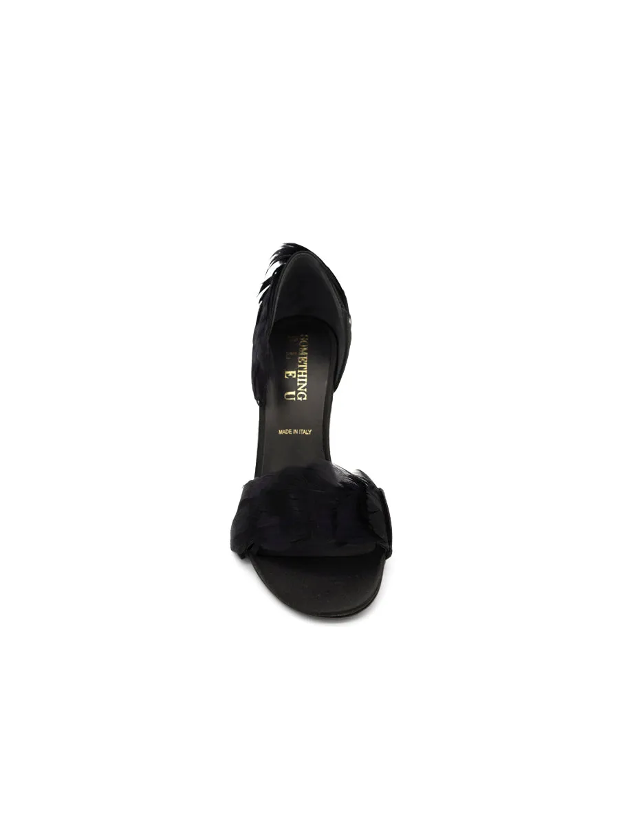 Sofia d'Orsay Feather Heel monochromatic
