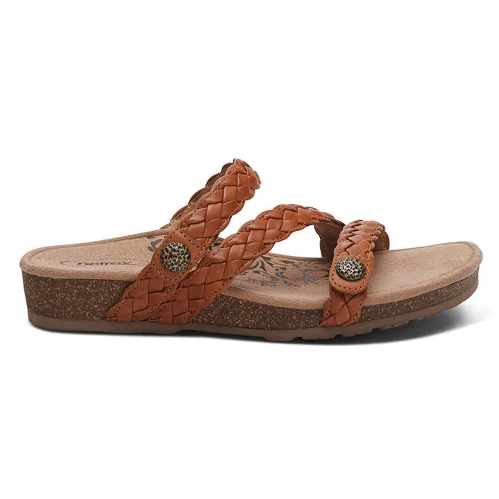 Womens Aetrex Josie in Ginger Versatile Casual Footwear Casual Footwear for Travel