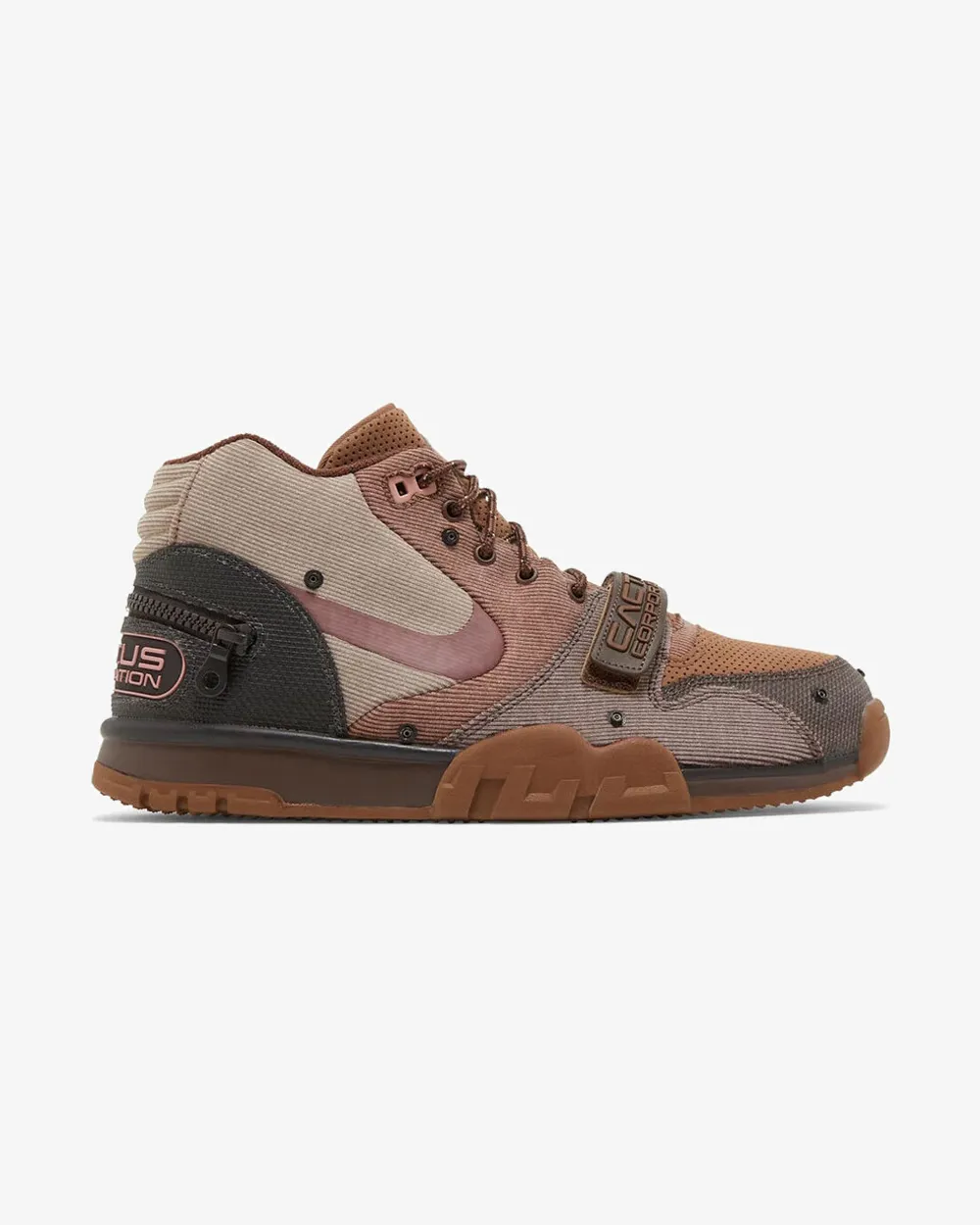 NIKE AIR TRAINER 1 SP X TRAVIS SCOTT 'CHOCOLATE" All Season Use Fashionable Look