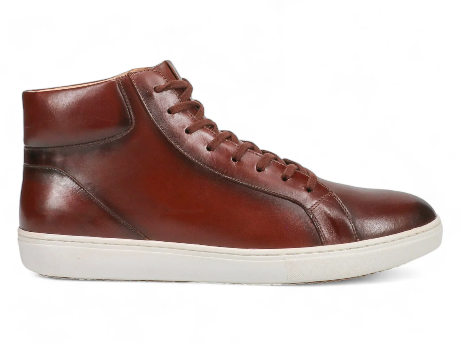 Michael Ellis Bennett High-Top Sneaker Tobacco Ergonomic Last Shape
