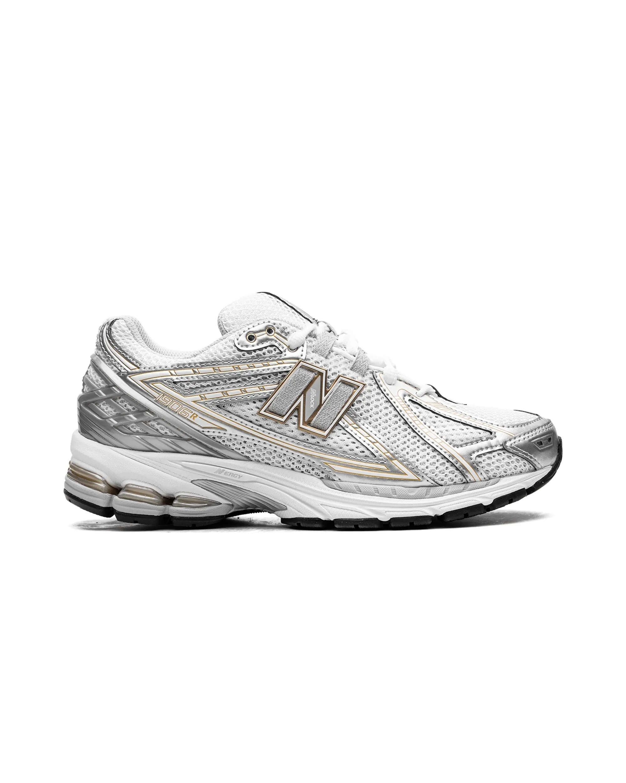 New Balance 1906R White Rain Cloud Silver Metallic Beach Walking cushioning technology