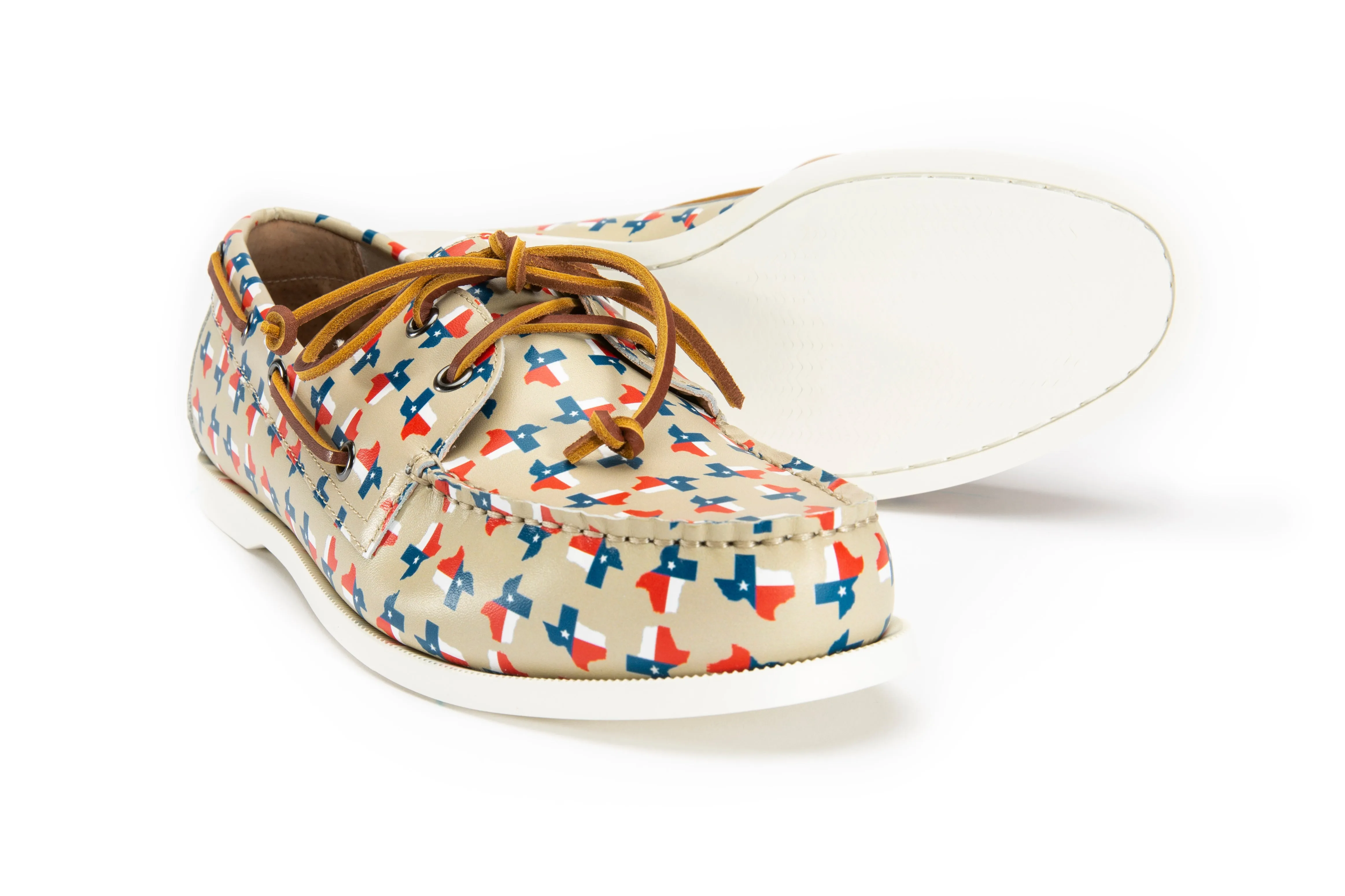 The Lone Stars Boat Shoe Breathable Design