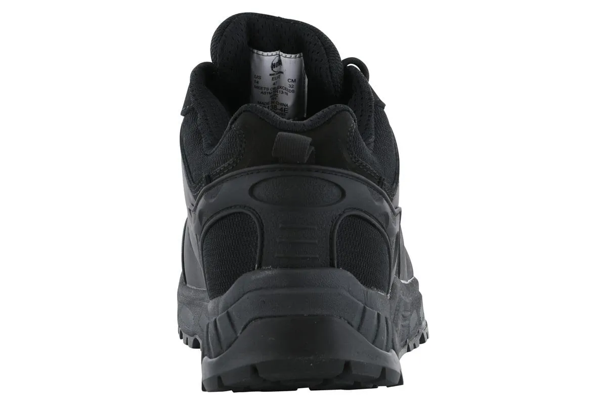 Hoss Eric Lo Aluminum Safety Toe Black Boat shoes