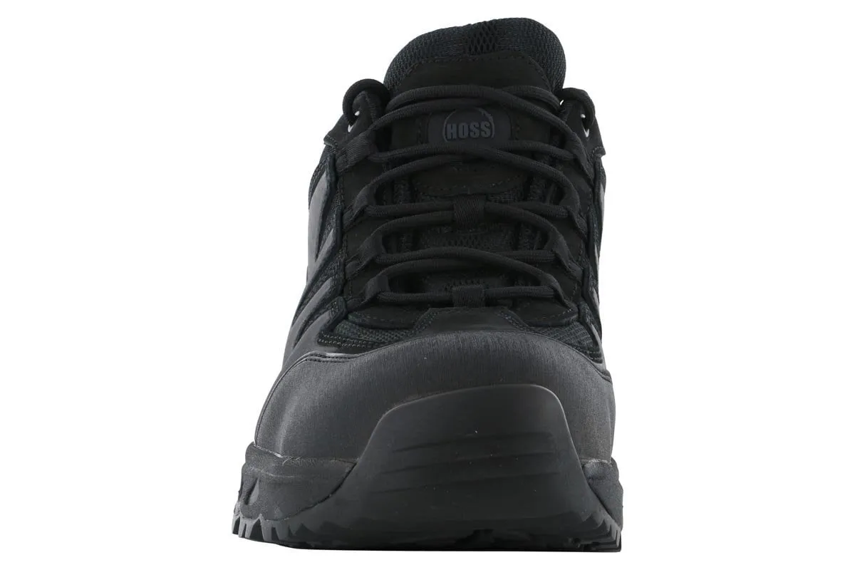 Anti-bacterial Shopping Mall Hoss Eric Lo Aluminum Safety Toe Black