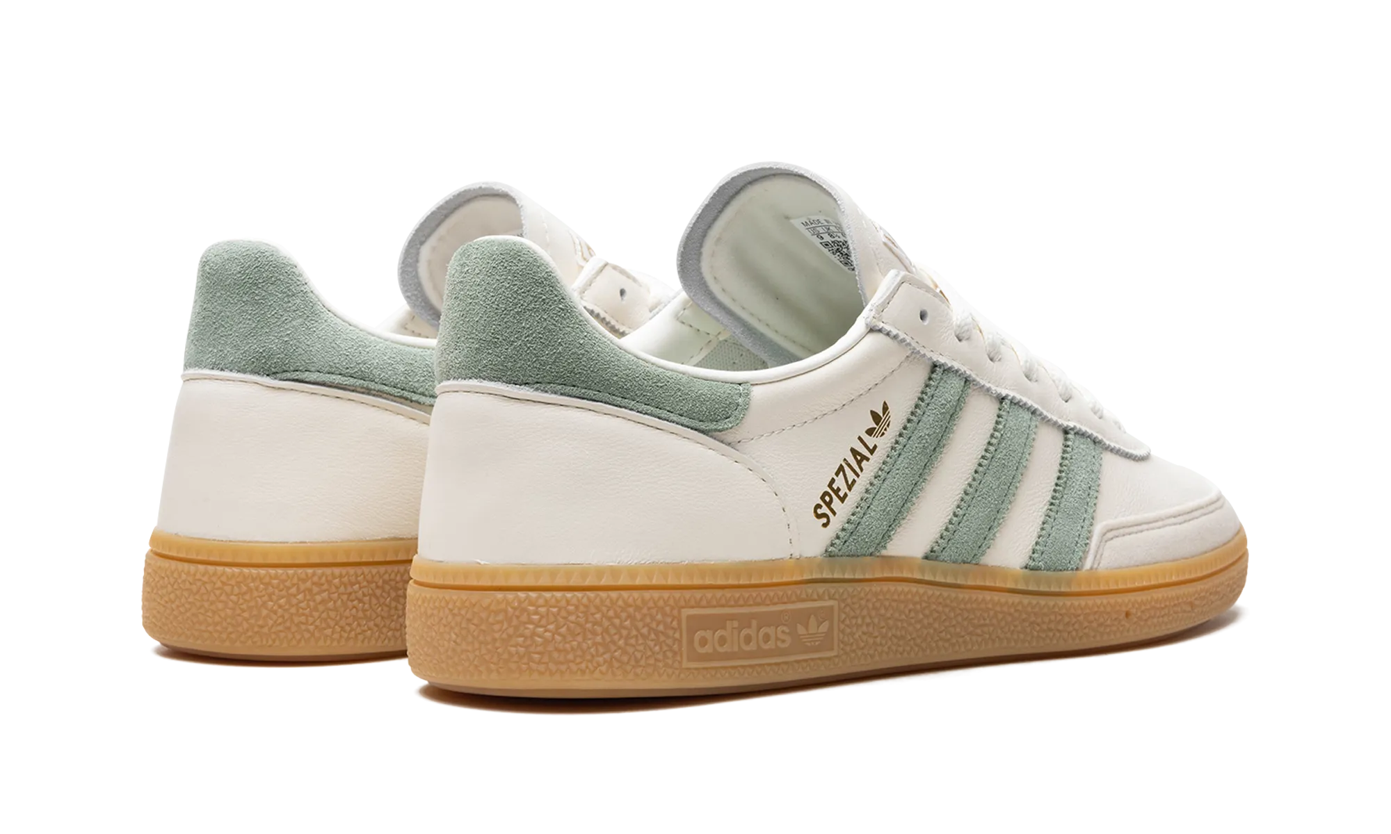 Handball Spezial "Off White Silver Green" Speed Grip Streetwear Look