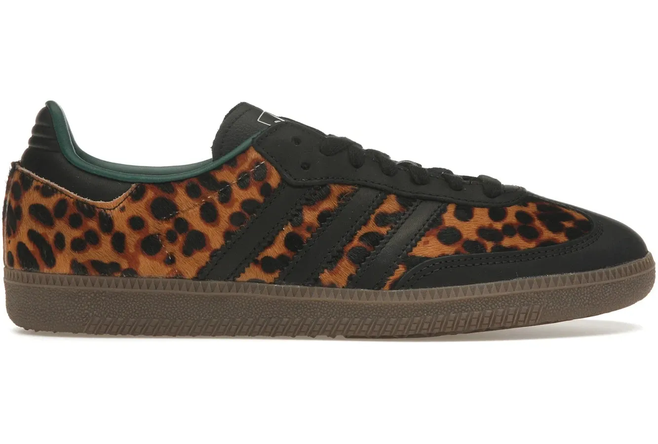 Daily Comfort Adidas Samba OG Black Green Leopard