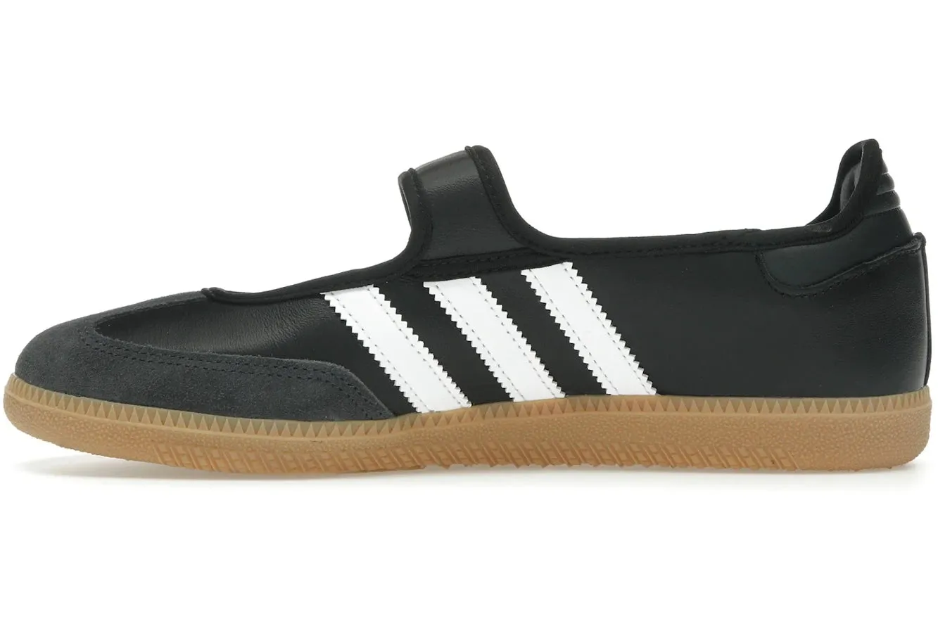 Adidas Samba Jane Black White Gum Classic Comfort Easy Lace