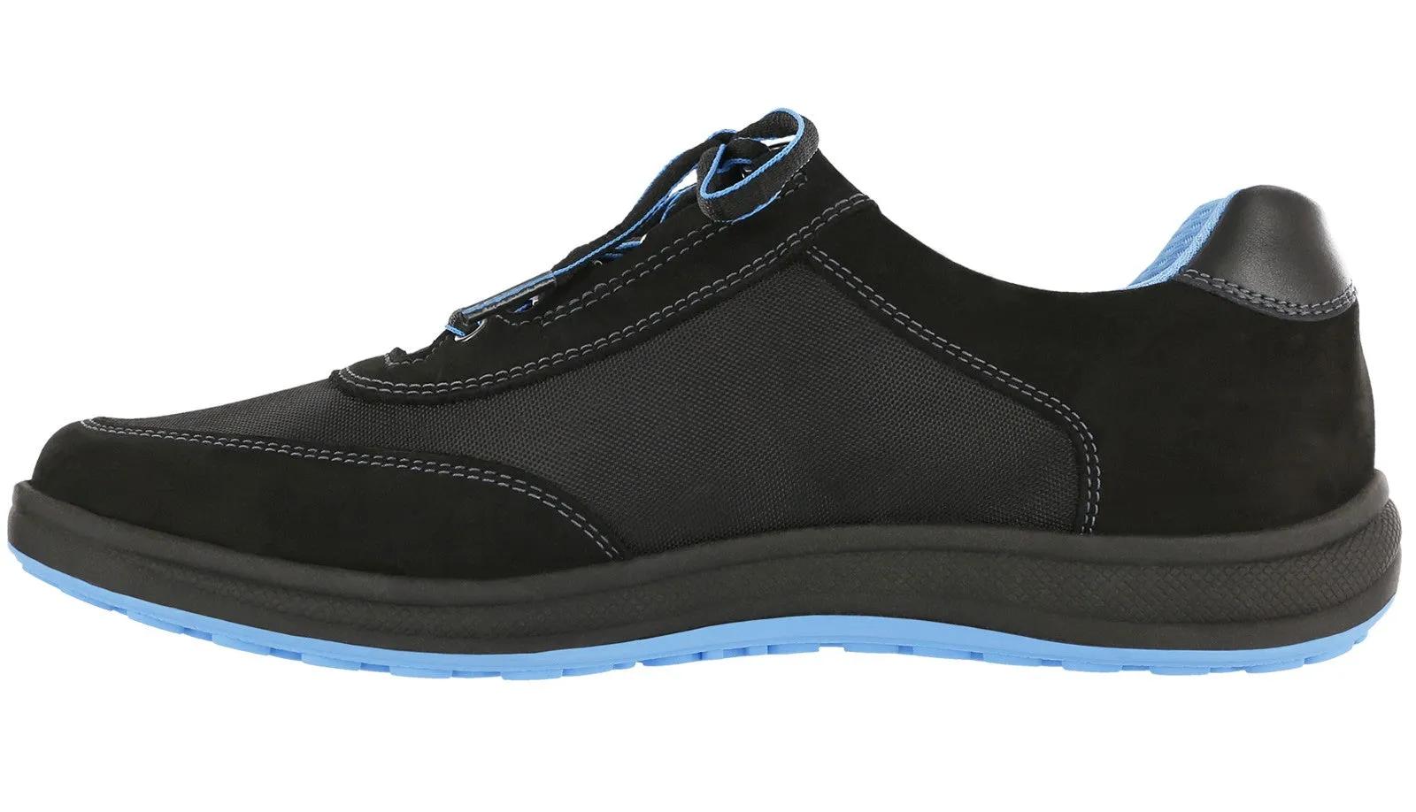 Sporty - Black triathlon shoes upcycled - material - feature shoes