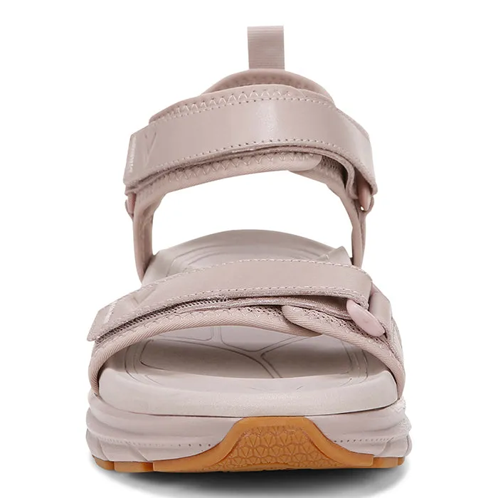 Womens Vionic Walk Max Wanderer in Magnolia Dusk Fashionable Flip-flops for Travel Relaxed Footwear