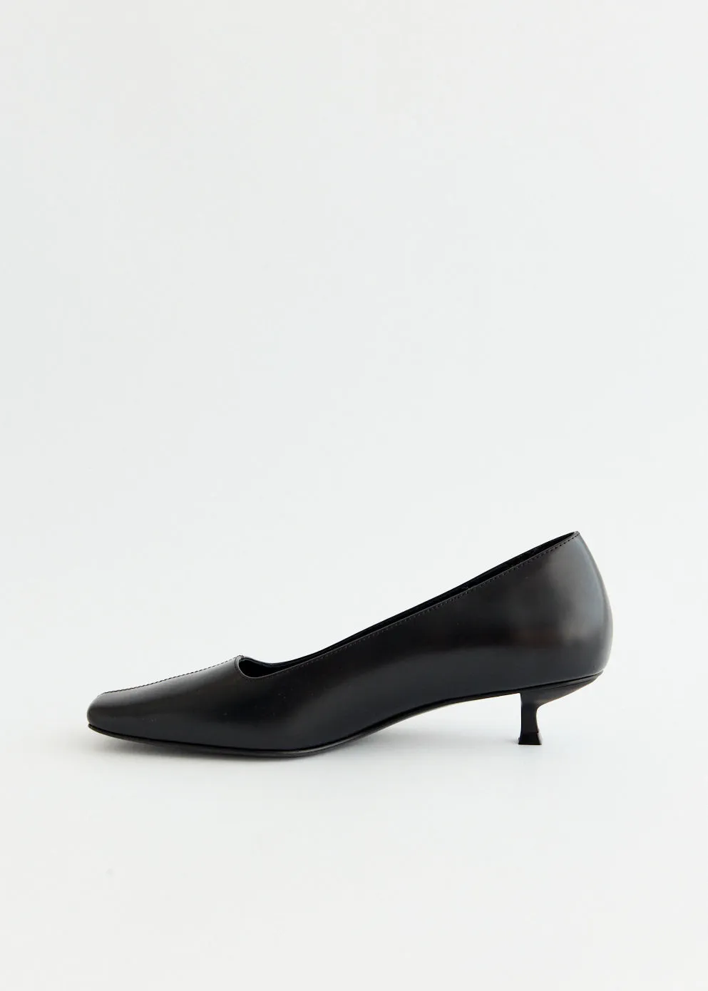 Comfortable Step Square Toe Pump