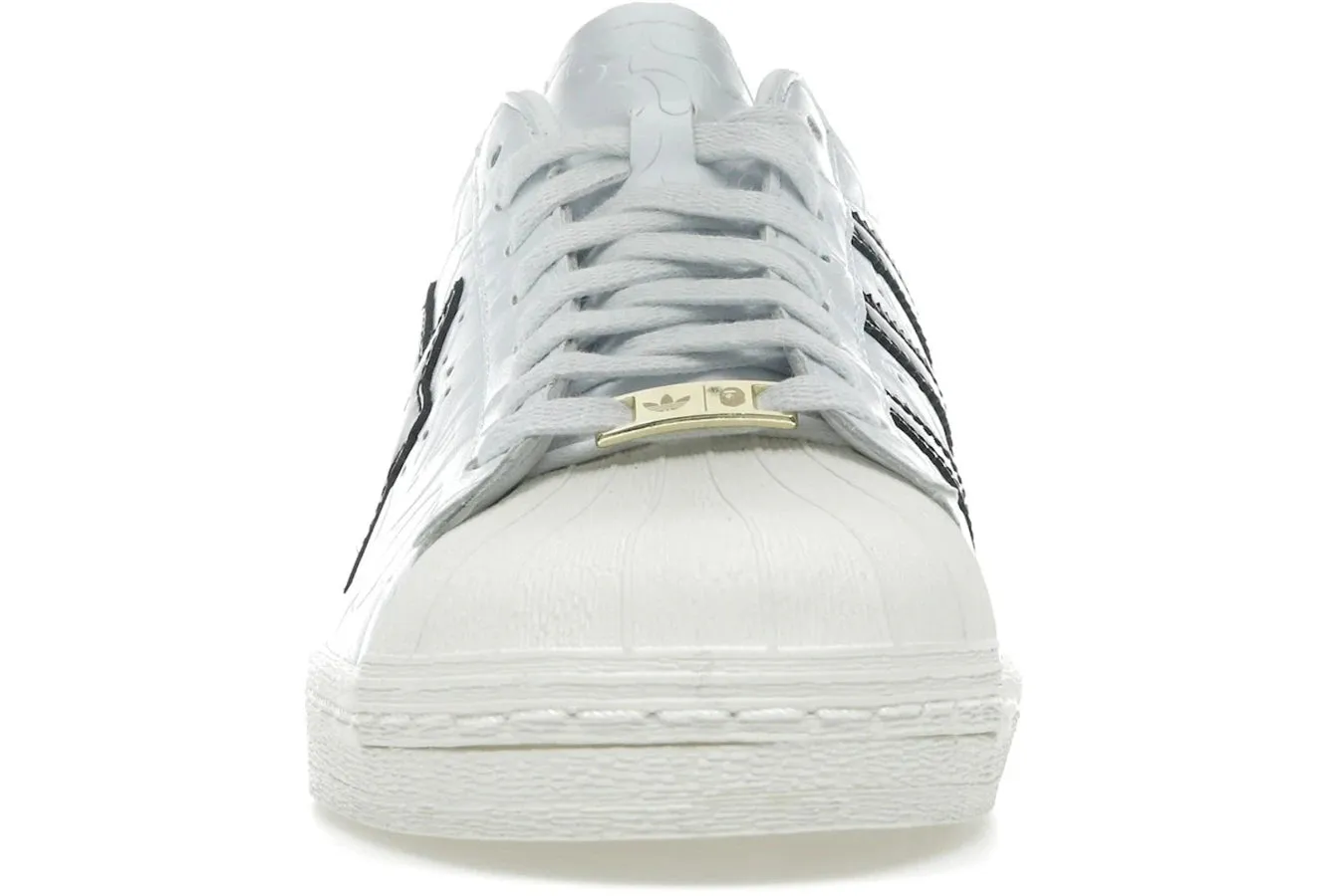 Custom Fit City Step Adidas Superstar Vintage Bape White Black
