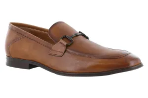 Autumn Style Luxe Line Steve Madden Aahron Tan Leather Dress Loafer