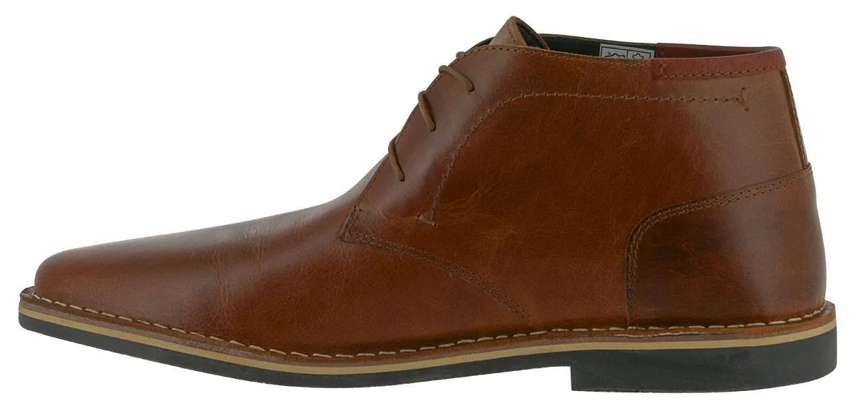 Soft Texture Steve Madden Harken Boot Cognac