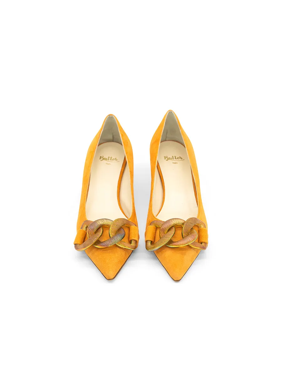 dancing - style cycling equipment Bimmi Pointed Toe Kitten Heel