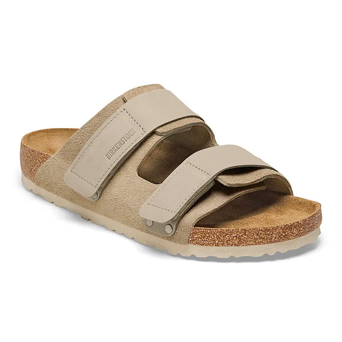 Womens Birkenstock Uji Suede Narrow in Taupe Modern Aesthetic Simple Entry