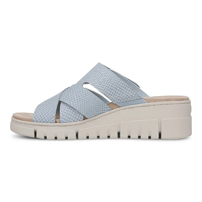 Fast Slide Adjustable Fit Womens Vionic Uptown Sunset in Blue Mist