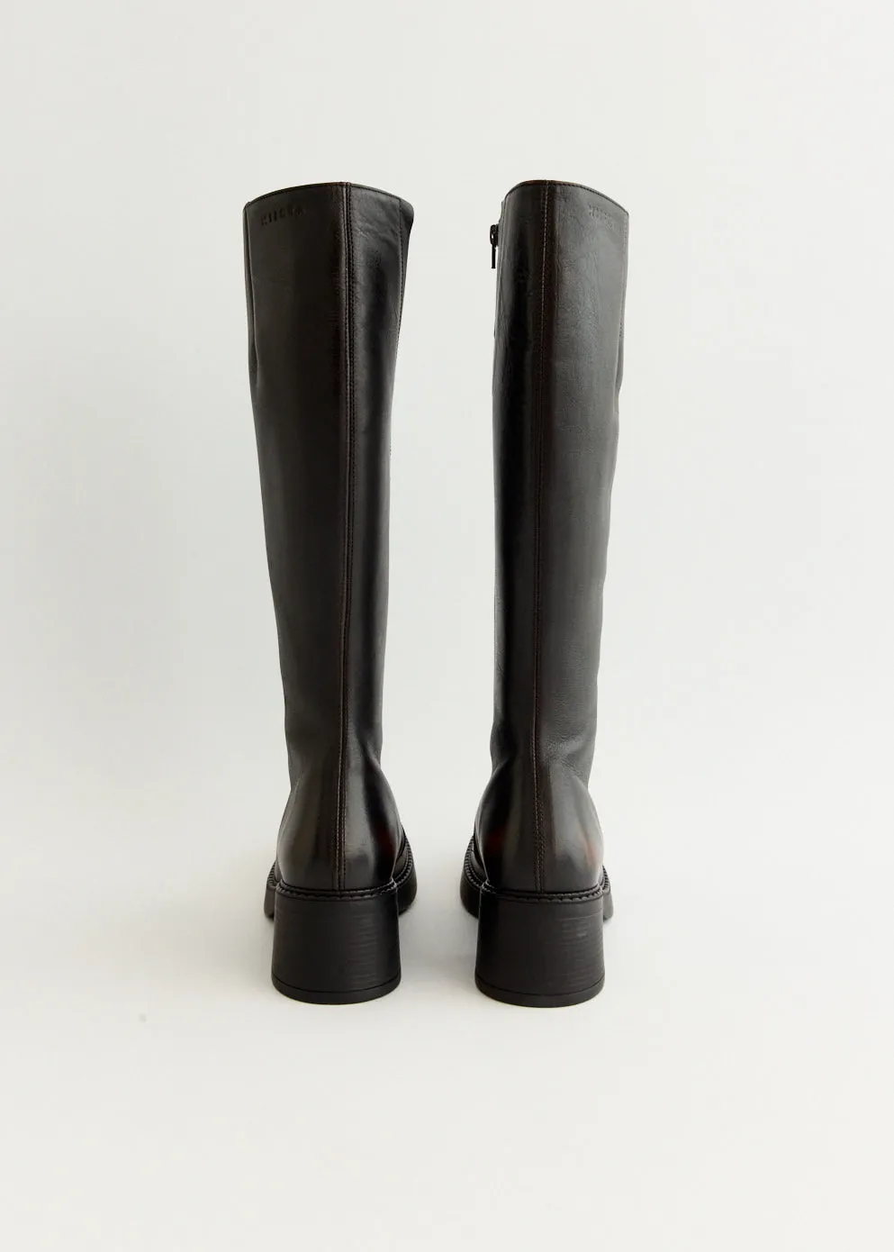 Yumi Brushed Brown Boots Go Style Sprint Walk