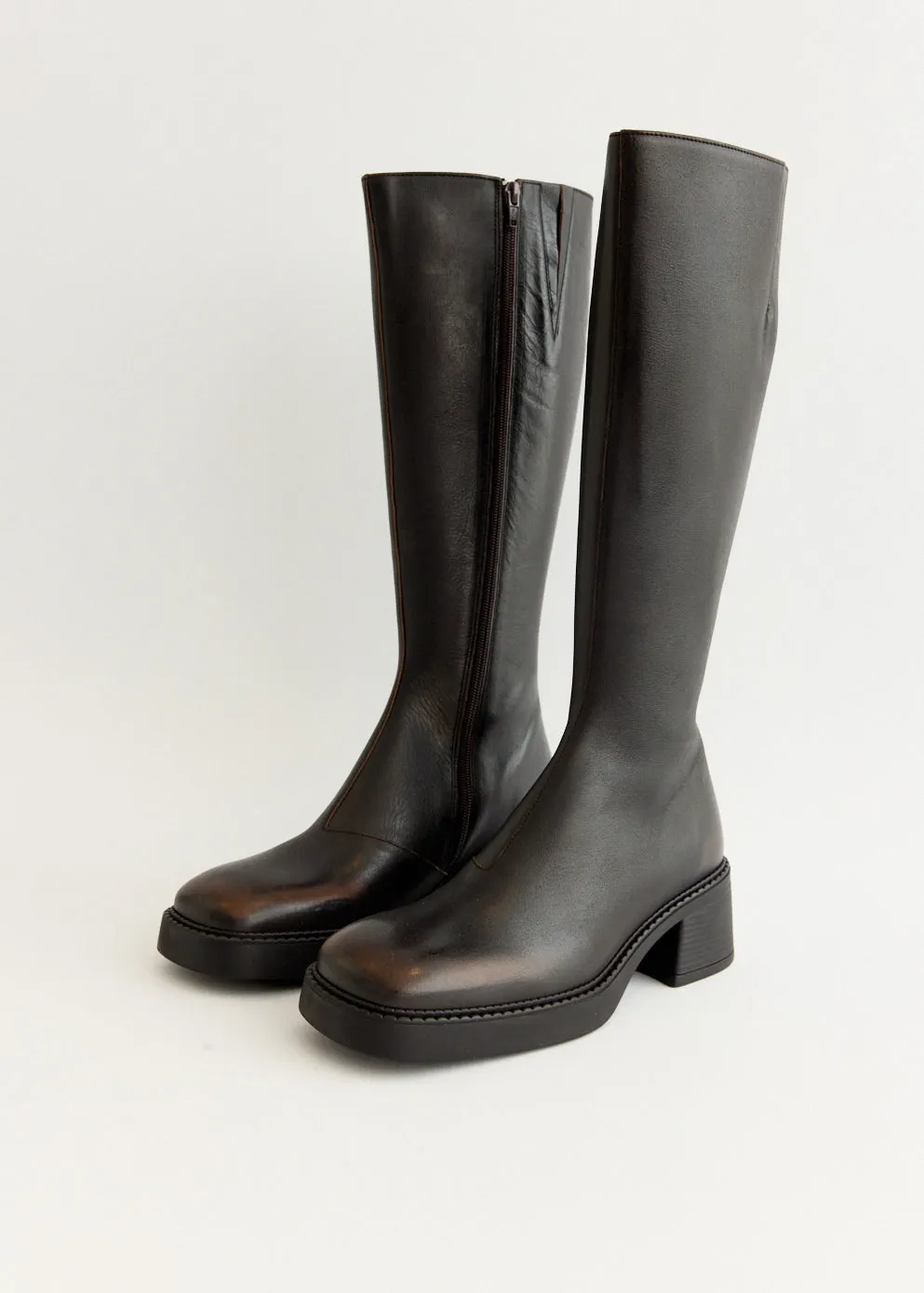 Travel Mood No Effort Yumi Brushed Brown Boots