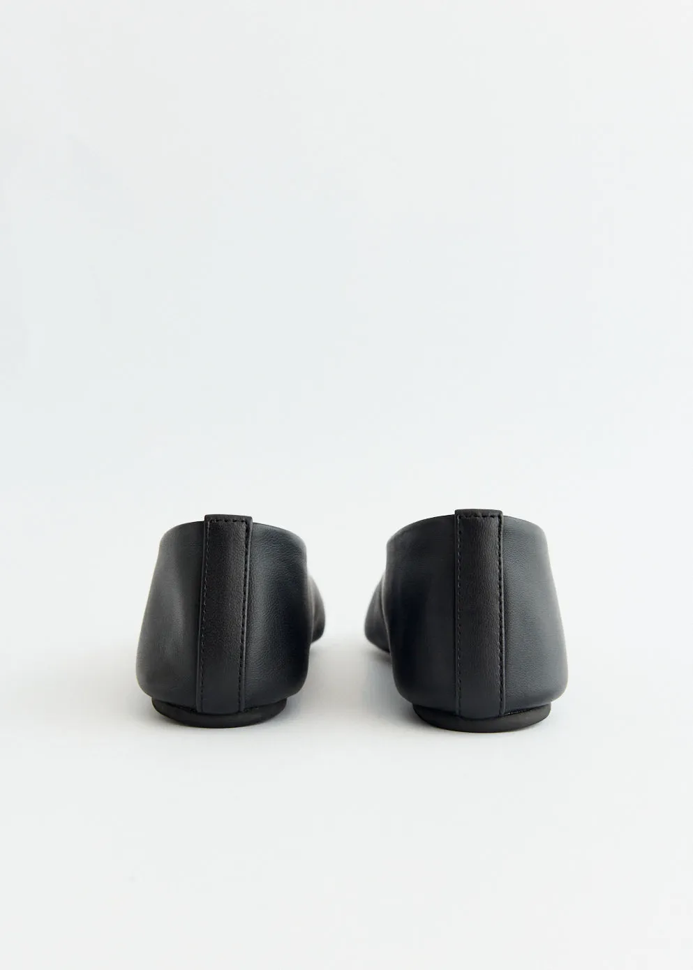Soft Glove Ballet Flats Logo Bold Quick Steps