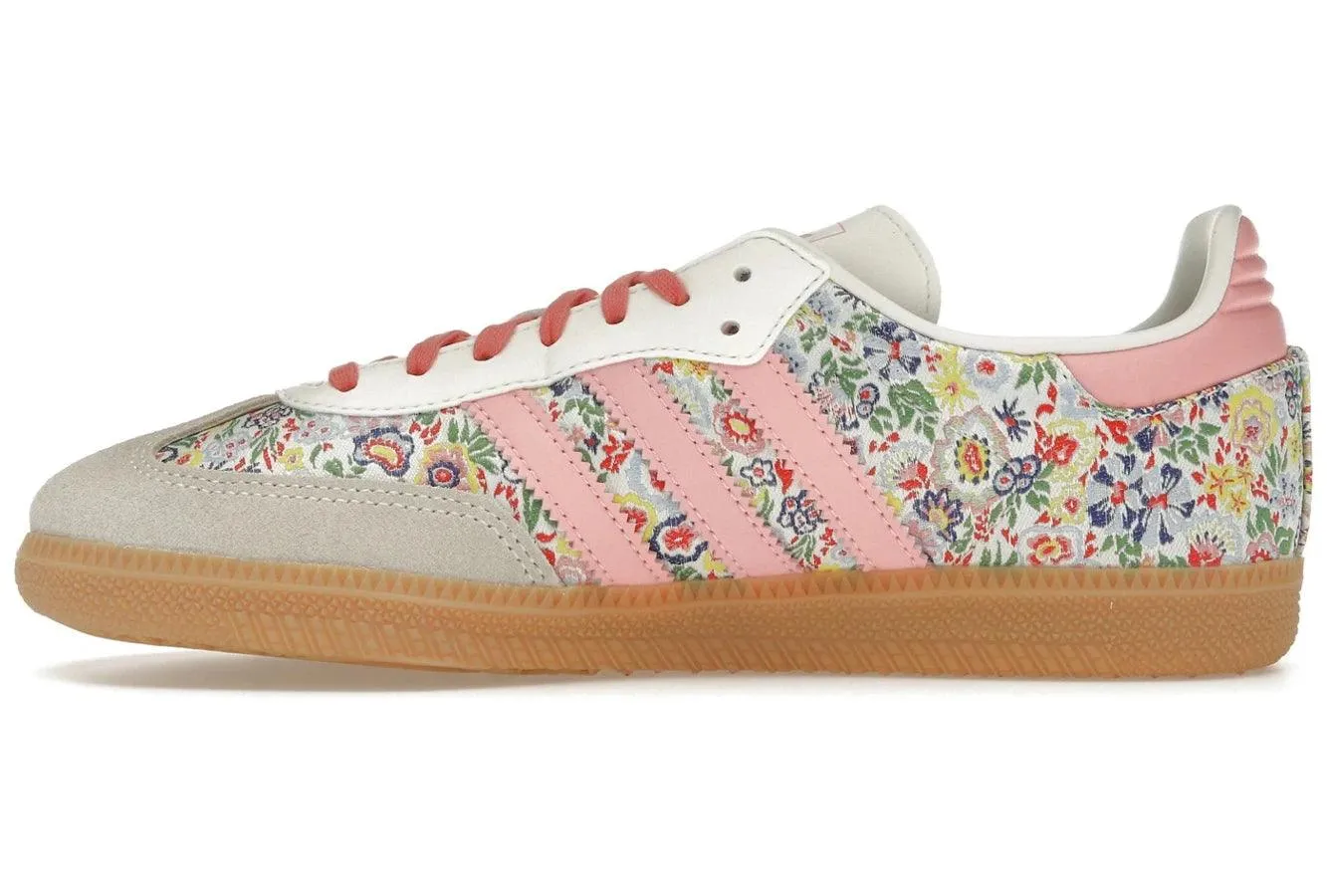 Adidas Samba OG Liberty London Floral Embroidery Low Top Style Sole Traction
