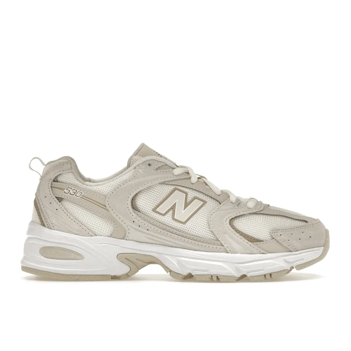 TPE Compression Foam Perforated Vamp New Balance 530 Sea Salt Moonbeam