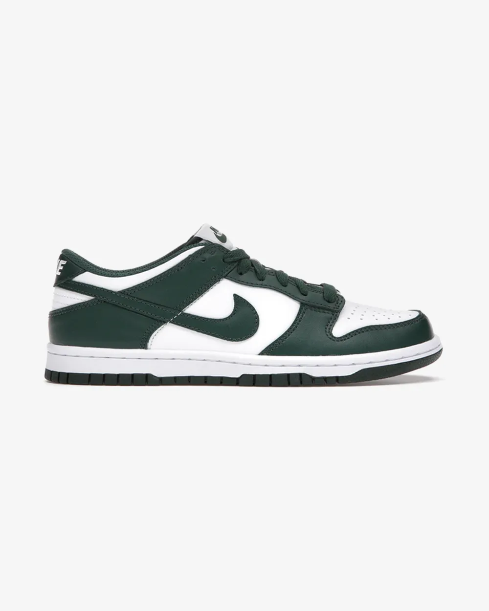 Flex Pattern Sleek Build NIKE DUNK LOW RETRO GS MICHIGAN STATE SPARTAN GREEN