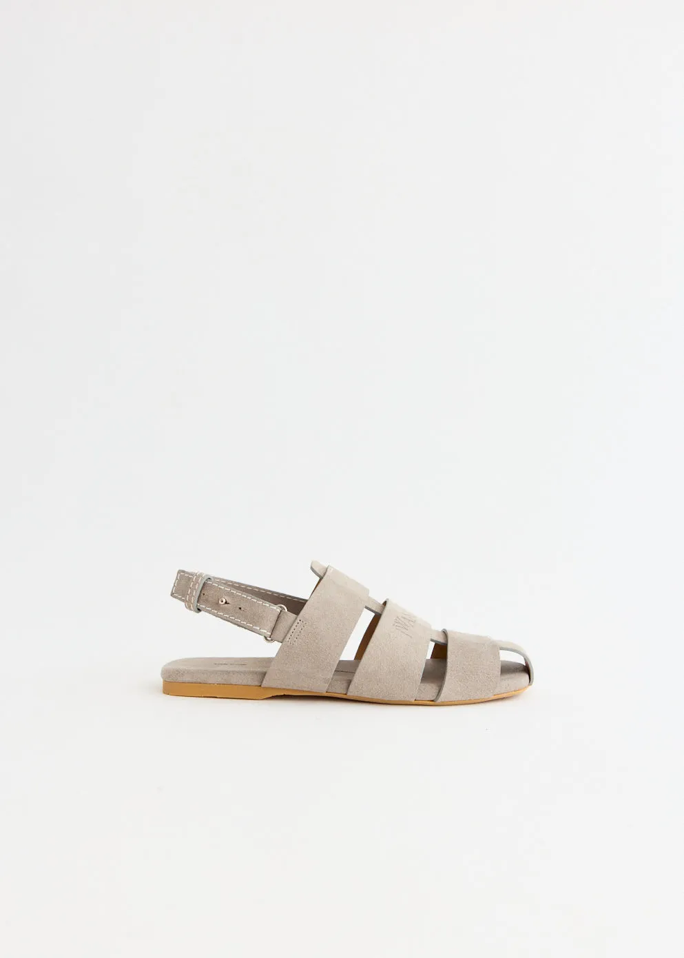 Stripe Flat Sandals Dry Wear Subtle Vibe
