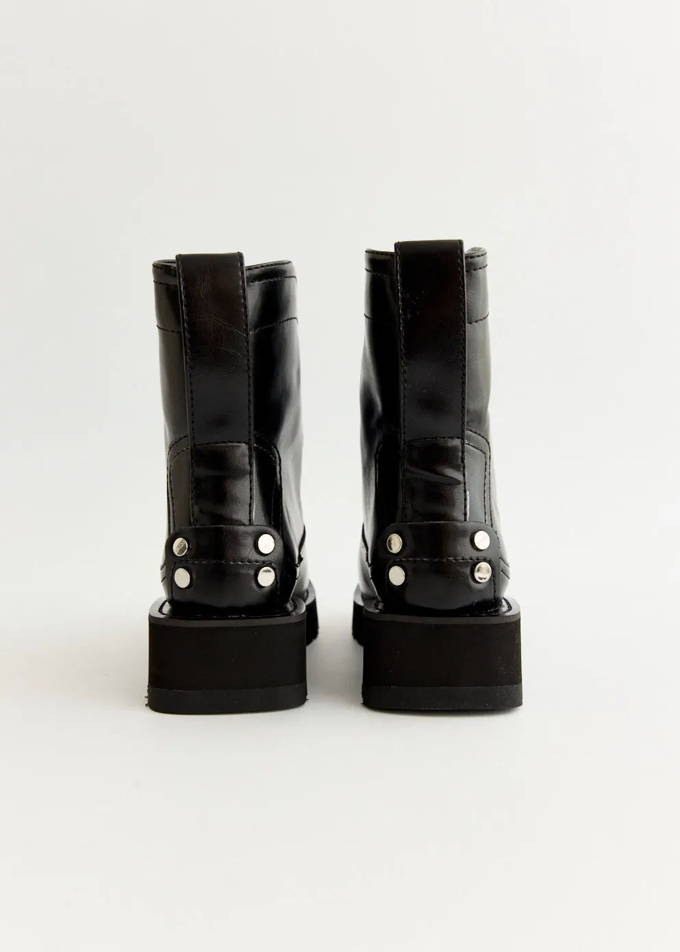 Studs Low Boots Speed Step Flexible Material