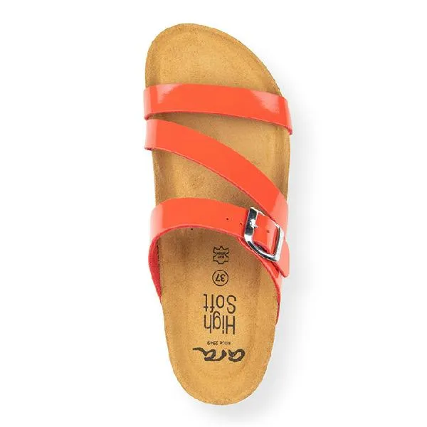 Memory Foam Casual Flats Womens Ara Felipa in Coral