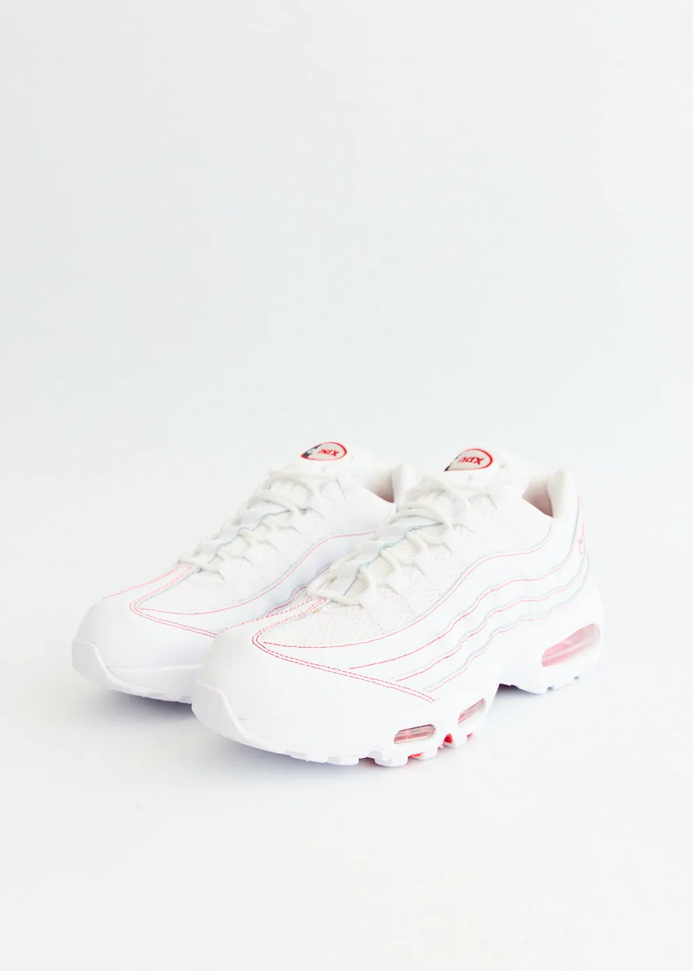 Air Max 95 OG 'White University Red' Sneakers Posture correction Office