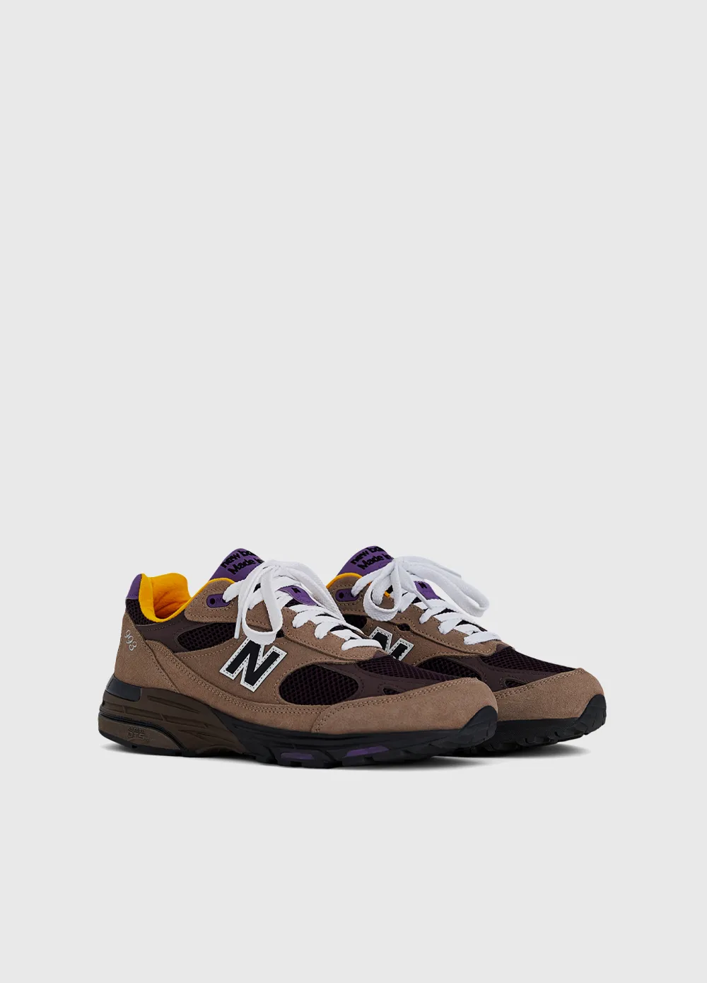 MADE in USA 993 'Mushroom Midnight Violet' Sneakers thermal