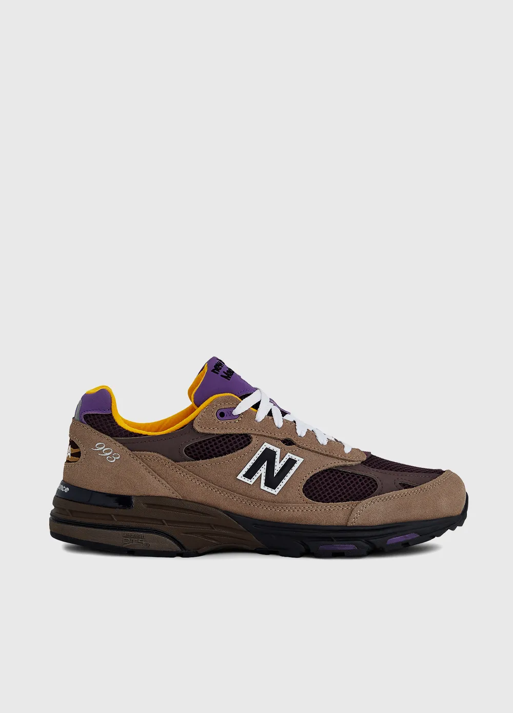MADE in USA 993 'Mushroom Midnight Violet' Sneakers loose - fit Ultimate Wear