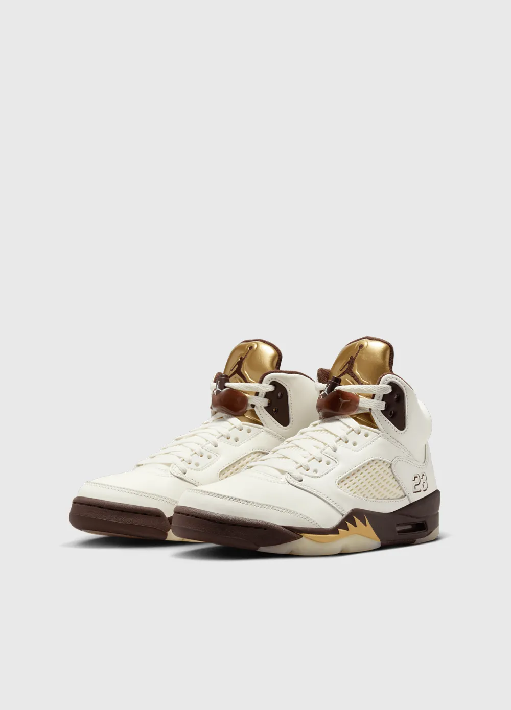 Women's Air Jordan 5 Retro 'Golden Ticket' Sneakers Sprint Run Purple Dream