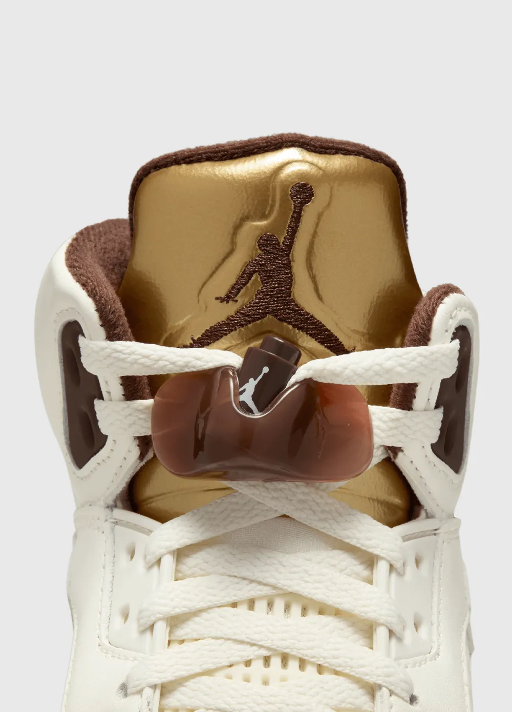 Women's Air Jordan 5 Retro 'Golden Ticket' Sneakers No Tie