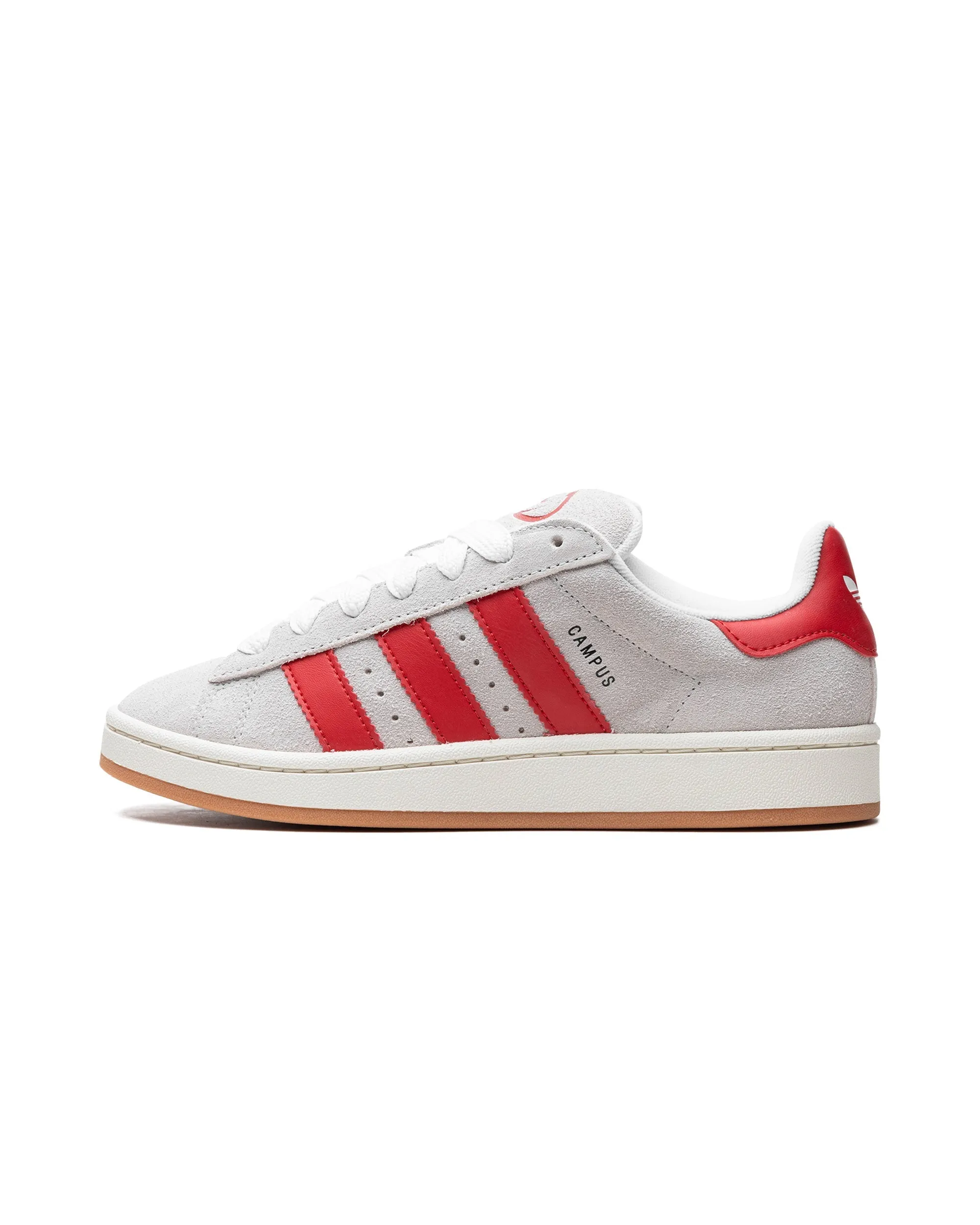 reliable material for relay races adidas Campus 00s Crystal White Better Scarlet (Women's)